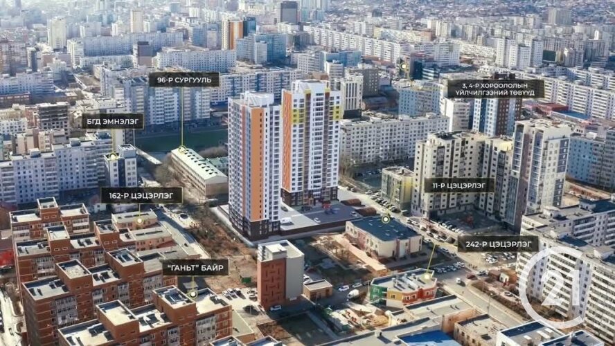 Модны 2 байрлалтай   "ОДОД хотхонд" 3 өрөө байр түрээслүүлнэ