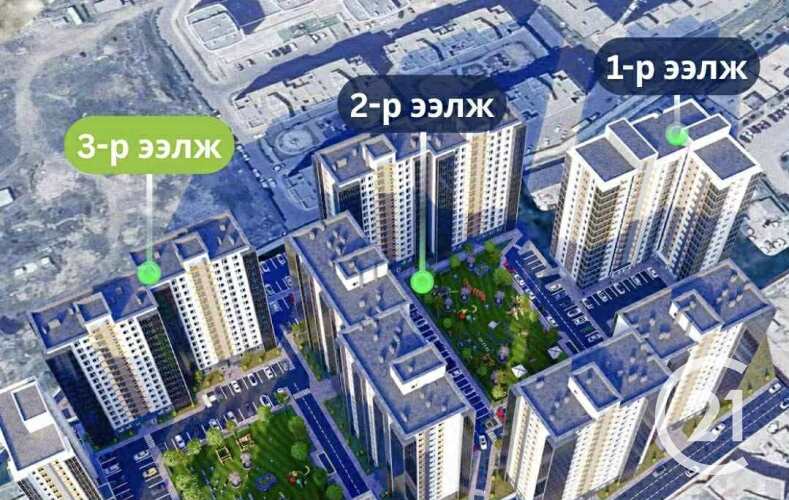 Зайсан, Mandal Luxury Residence- 2 өрөө орон сууц худалдана 54.9 /2- ээлж 2026-1 улиралд