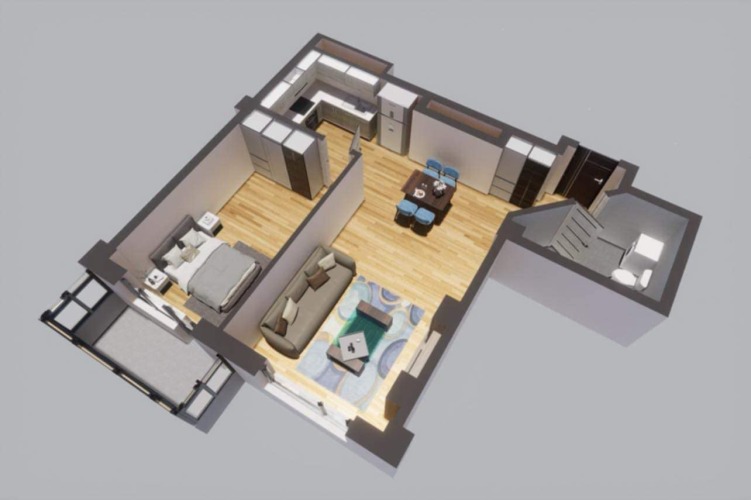 Зайсан Соёмбо Ээл хотхонд 2 өрөө 58 м.кв худалдана